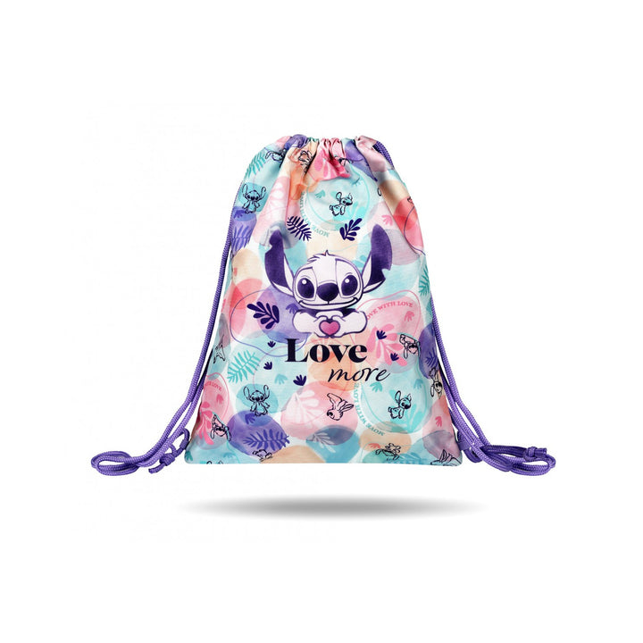 Setul școlar Stitch Coolpack, rucsac cu două compartimente Jerry (15"), penar Jumper 3 și sac sport pentru încălțăminte