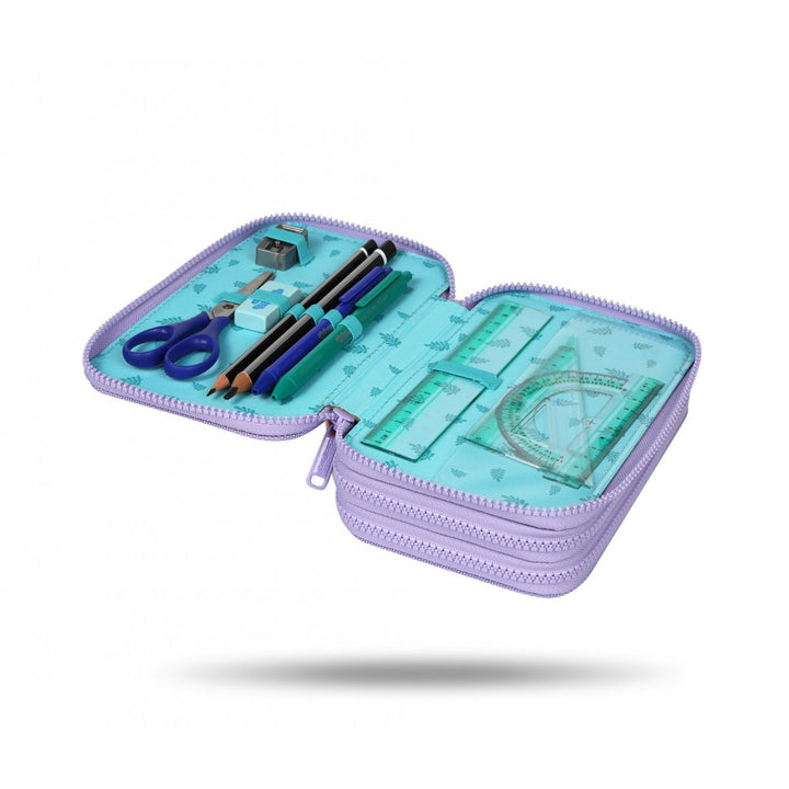 Setul școlar Stitch Coolpack, rucsac cu două compartimente Jerry (15"), penar Jumper 3 și sac sport pentru încălțăminte