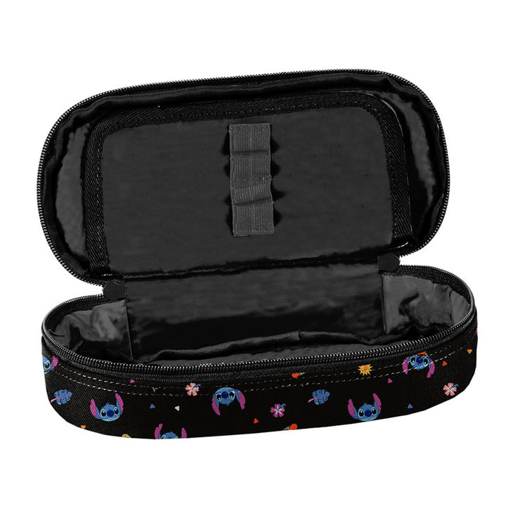 Set școlar Stitch Paso, rucsac cu trei compartimente, buzunar pentru laptop și fund întărit, penar cu benzi elastice pentru rechizite, sac pentru pantofi care poate fi purtat pe spate, DS26MM