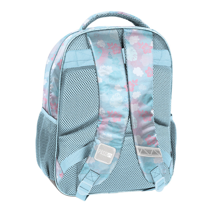 Set școlar Stitch Paso, rucsac cu două compartimente, elemente reflectorizante și spate întărit, penar fără conținut, dar cu buzunare pentru rechizite, sac pentru pantofi care poate fi purtat pe spate, DS26WW