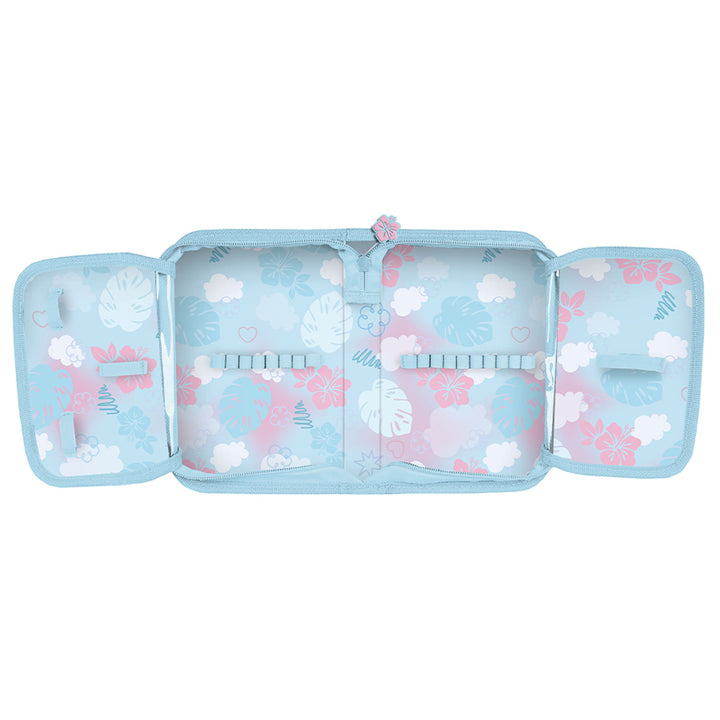 Set școlar Stitch Paso, rucsac cu două compartimente, elemente reflectorizante și spate întărit, penar fără conținut, dar cu buzunare pentru rechizite, sac pentru pantofi care poate fi purtat pe spate, DS26WW