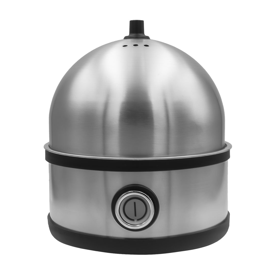 Aparat de fiert ouă din oțel inoxidabil GreenBlue, putere 200 W, pentru până la 7 ouă, măsură, 220-240 V~, 50/60 Hz, GB357