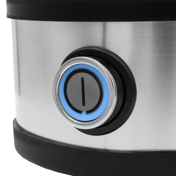 Aparat de fiert ouă din oțel inoxidabil GreenBlue, putere 200 W, pentru până la 7 ouă, măsură, 220-240 V~, 50/60 Hz, GB357