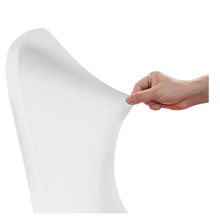 Husă pentru scaun de catering albă GreenBlue, 88x50x45 cm, spandex, GB374, 4 bucăți