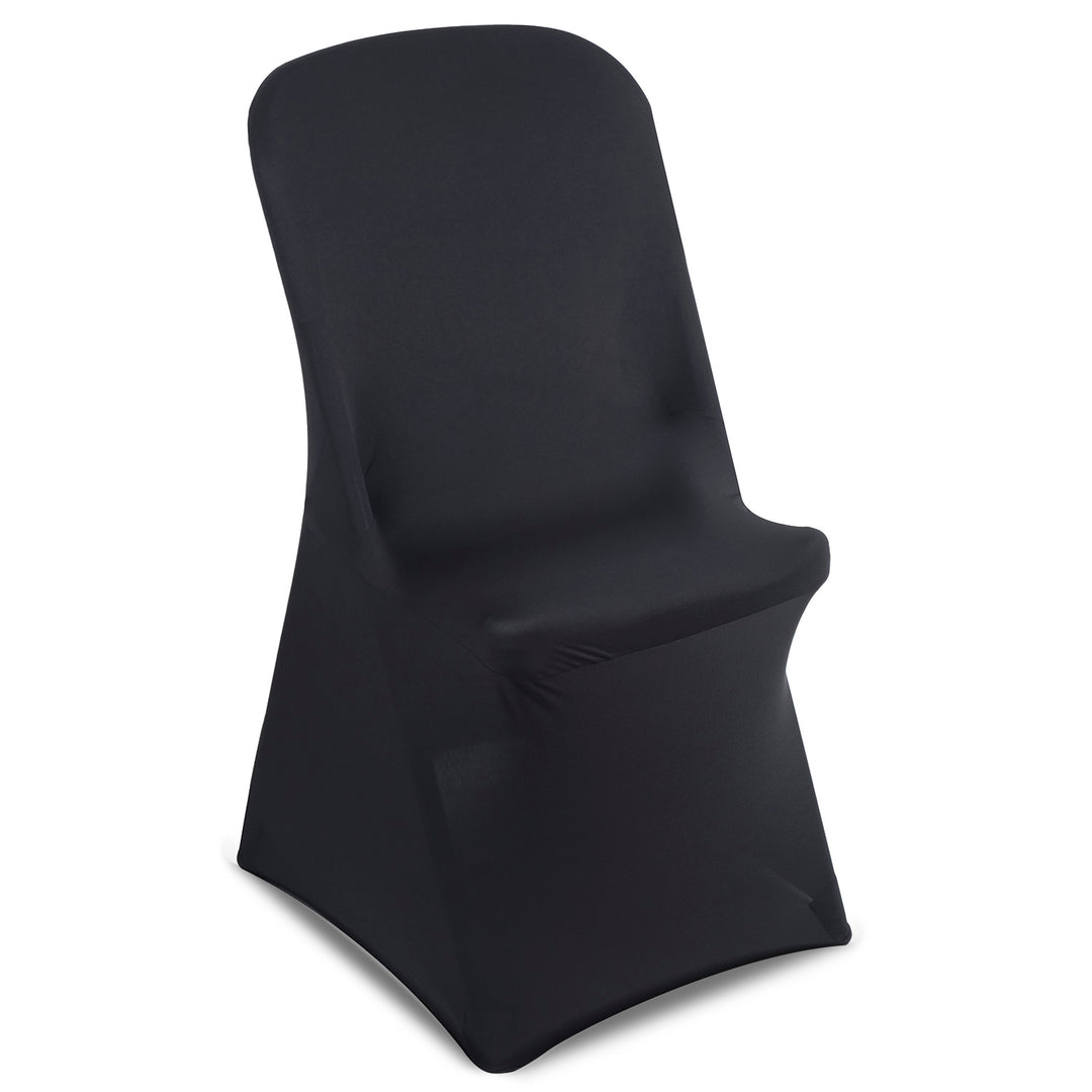Husă pentru scaun de catering negru GreenBlue, 88x50x45 cm, spandex, GB373, 4 bucăți