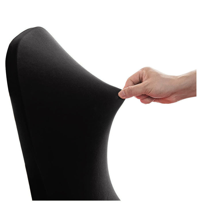 Husă pentru scaun de catering negru GreenBlue, 88x50x45 cm, spandex, GB373, 4 bucăți