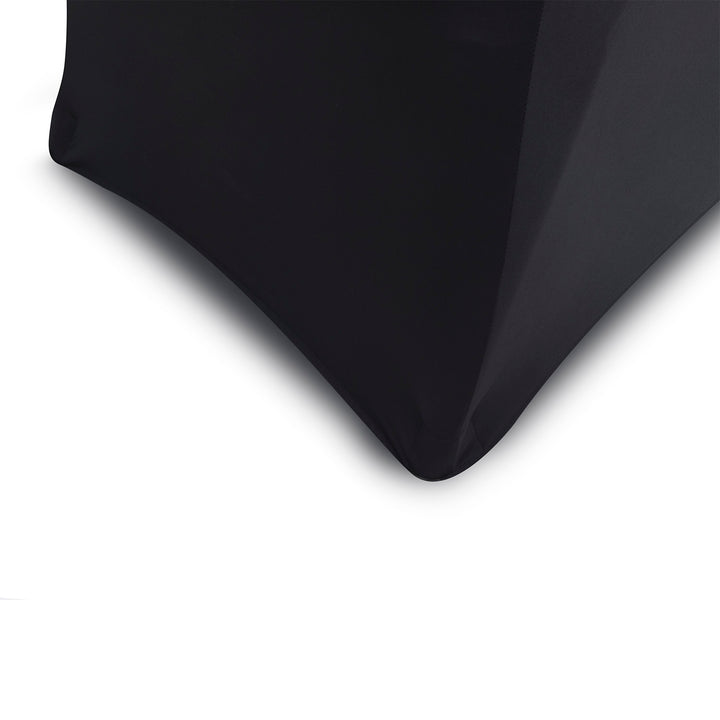 Husă pentru scaun de catering negru GreenBlue, 88x50x45 cm, spandex, GB373, 4 bucăți