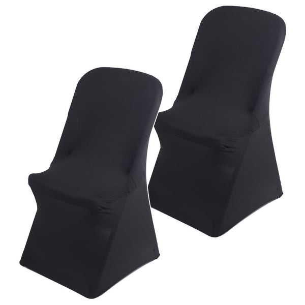 Husă pentru scaun de catering negru GreenBlue, 88x50x45 cm, spandex, GB373, 2 bucăți