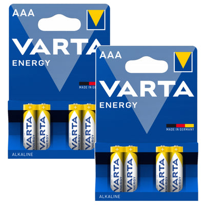 8 baterii R-03 LR03 AAA 1,5 V, pachet economic 4103 Varta Energy