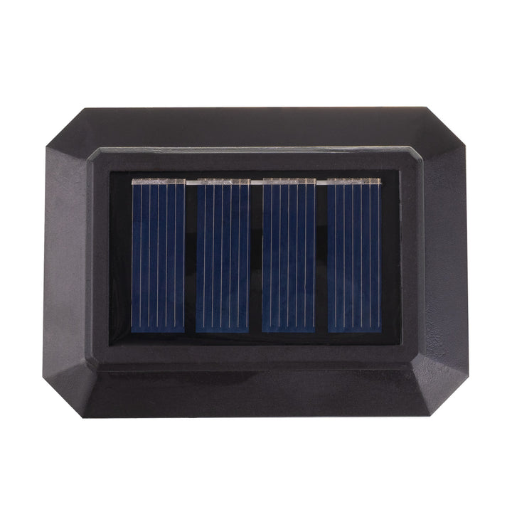 Lampă solară cu LED pentru stâlp GreenBlue, 60x40 mm, capac în formă de plic, 3200 K, GB125 WW, 2 bucăți