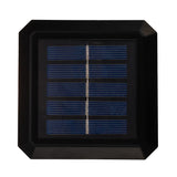 Lampă solară cu LED pentru stâlp GreenBlue, 100x100 mm, capac în formă de plic, 3200 K, GB128 WW, 2 bucăți