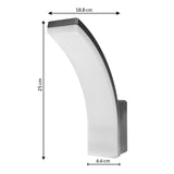 Lampă LED Maclean, culoare gri, 20 W, IP65, 2750 lm, lumină albă neutră (4000 K) MCE511 GR, 2 bucăți