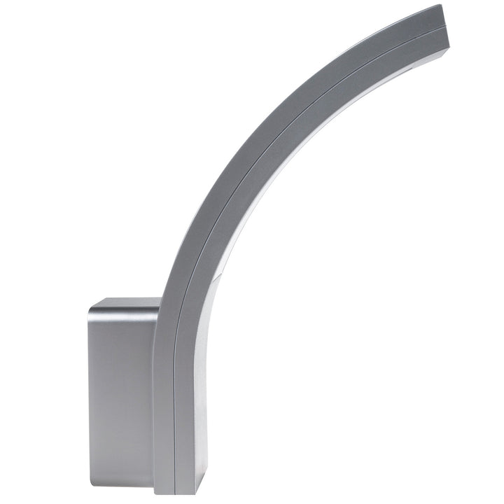 Lampă LED pentru fațadă Maclean, 800 lm, IP54, 10 W, lumină albă naturală (4000 K), culoare argintie, MCE343 SV, 2 bucăți