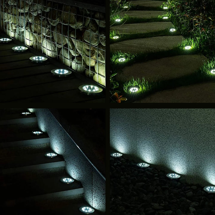 Lampă solară de grădină cu senzor de mișcare LED Maclean IP44, 12 LED-uri SMD, 4000K, Ni-MH 600 mAh, 0,7 W, MCE318, 4 bucăți