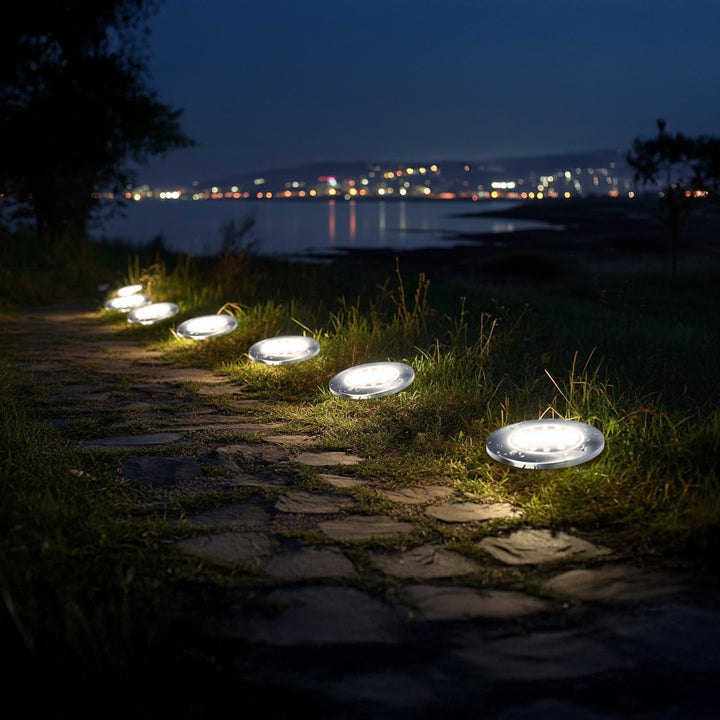 Lampă solară de grădină cu senzor de mișcare LED Maclean IP44, 12 LED-uri SMD, 4000K, Ni-MH 600 mAh, 0,7 W, MCE318, 4 bucăți