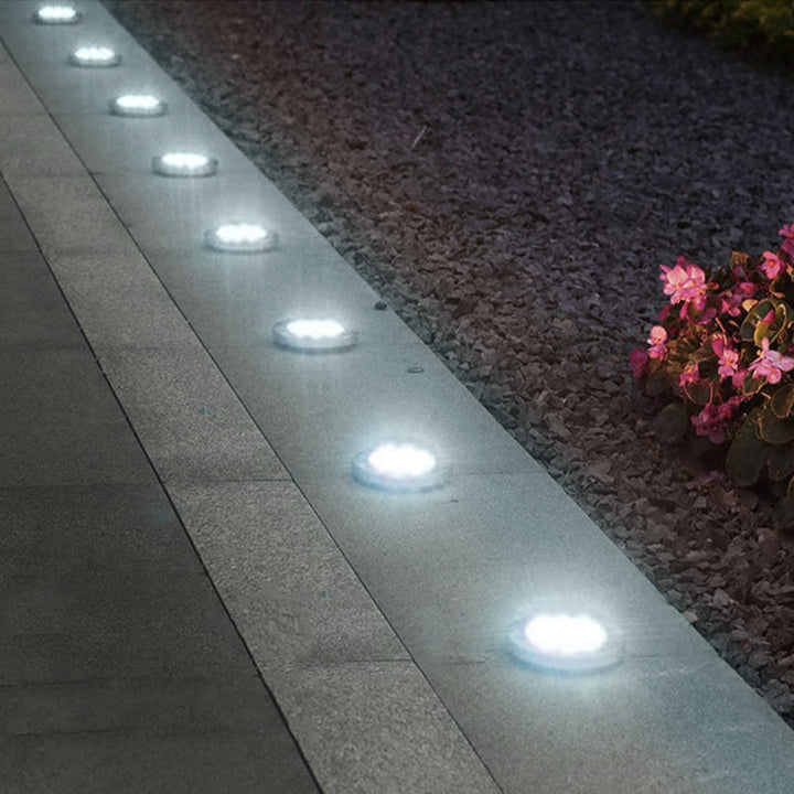 Lampă solară de grădină cu senzor de mișcare LED Maclean IP44, 12 LED-uri SMD, 4000K, Ni-MH 600 mAh, 0,7 W, MCE318, 4 bucăți
