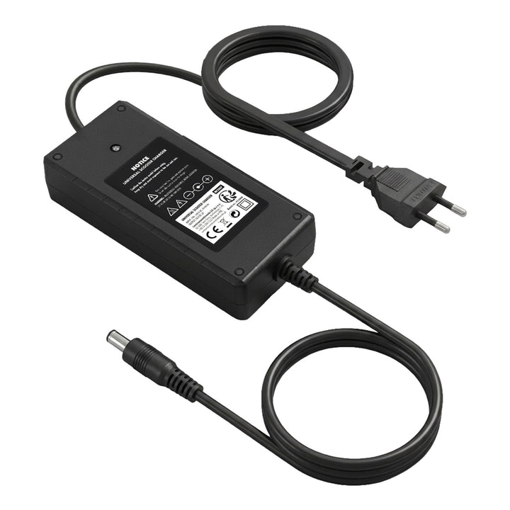 Încărcător universal / Adaptor de alimentare Maclean Energy, pentru trotinete electrice, 42 V c.c., 2 A, max. 85 W, încărcare rapidă, 6 prize, MCE667