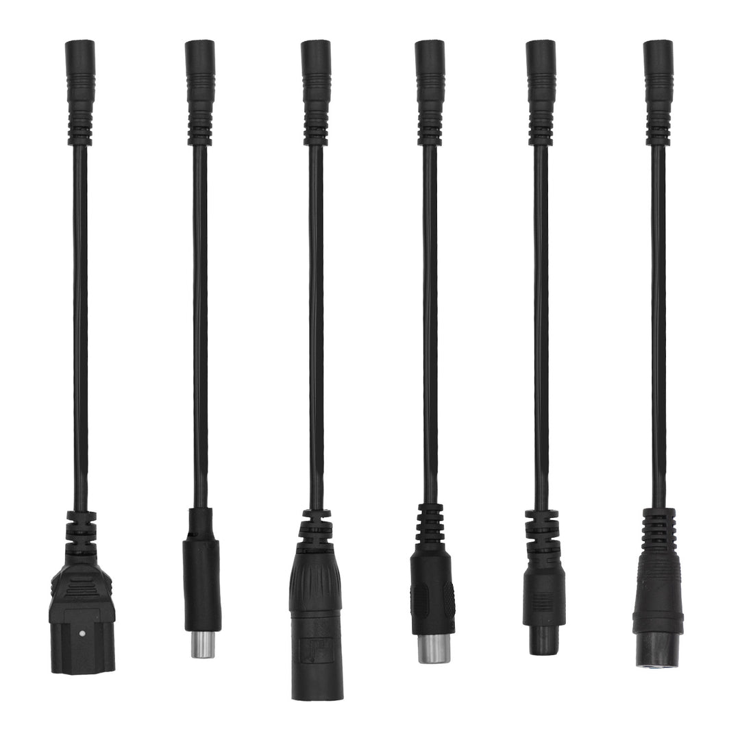 Încărcător universal / Adaptor de alimentare Maclean Energy, pentru trotinete electrice, 42 V c.c., 2 A, max. 85 W, încărcare rapidă, 6 prize, MCE667