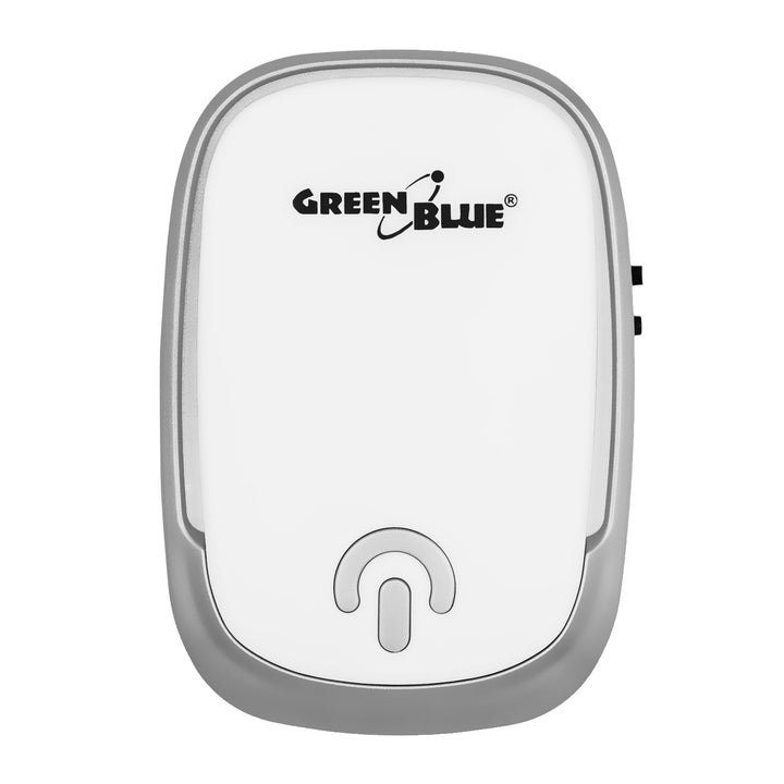 Sonerie fără fir GreenBlue, 38 de melodii, 90 dB, albă, rază de acțiune de până la 200 m, GB404 W