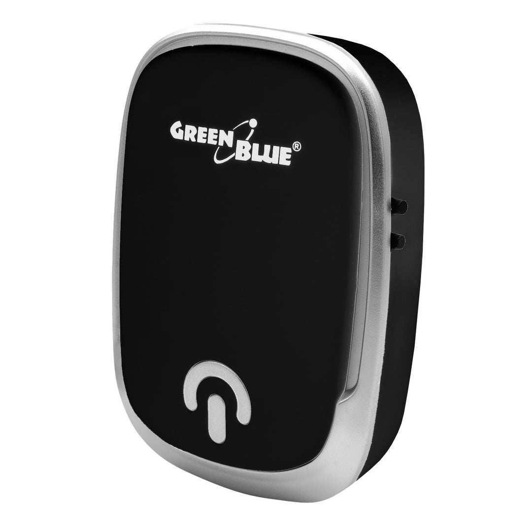 Sonerie fără fir GreenBlue, 38 de melodii, 90 dB, negru, rază de acțiune de până la 200 m, GB404 B