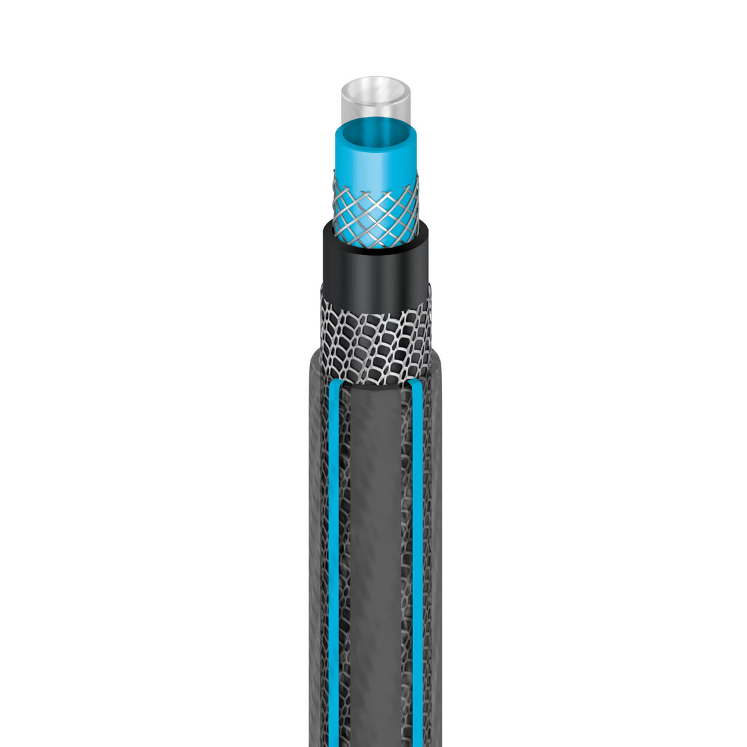 Cărucior pentru furtun Cellfast Aluplus 1/2" 60 m + furtun de grădină Cellfast Hobby ATS2 1/2" 50 m