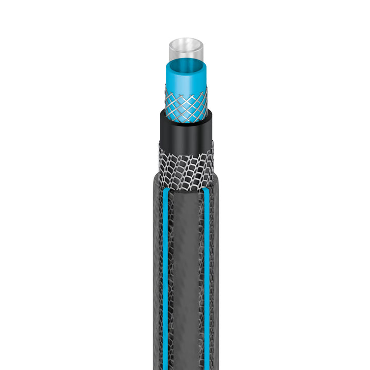 Cărucior pentru furtun Cellfast Aluplus 1/2" 60 m + furtun de grădină Cellfast Hobby ATS2 1/2" 50 m