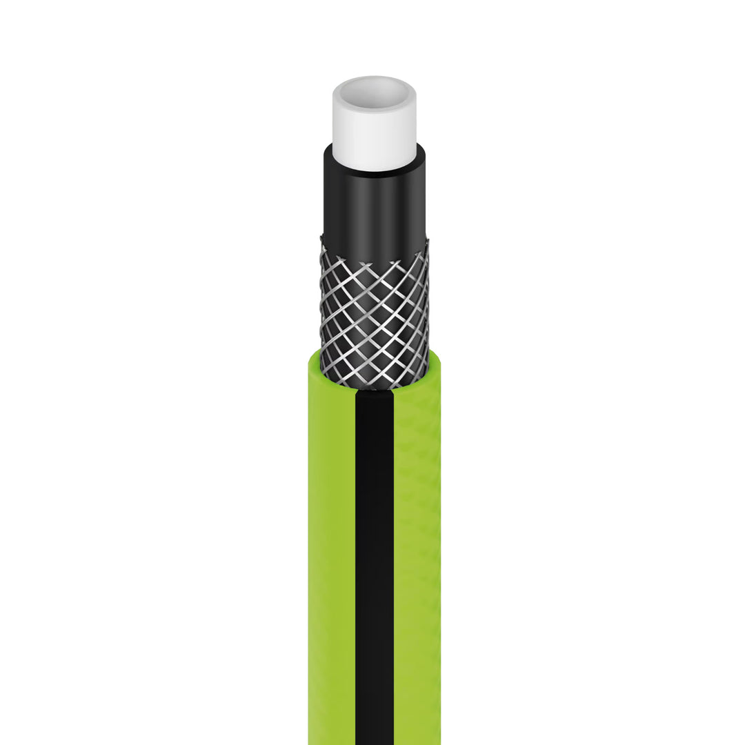 Cărucior pentru furtun Cellfast Aluplus 1/2" 60 m + furtun de grădină Cellfast Quattro 1/2" 25 m + set cu aspersor drept Cellfast Basic 1/2"