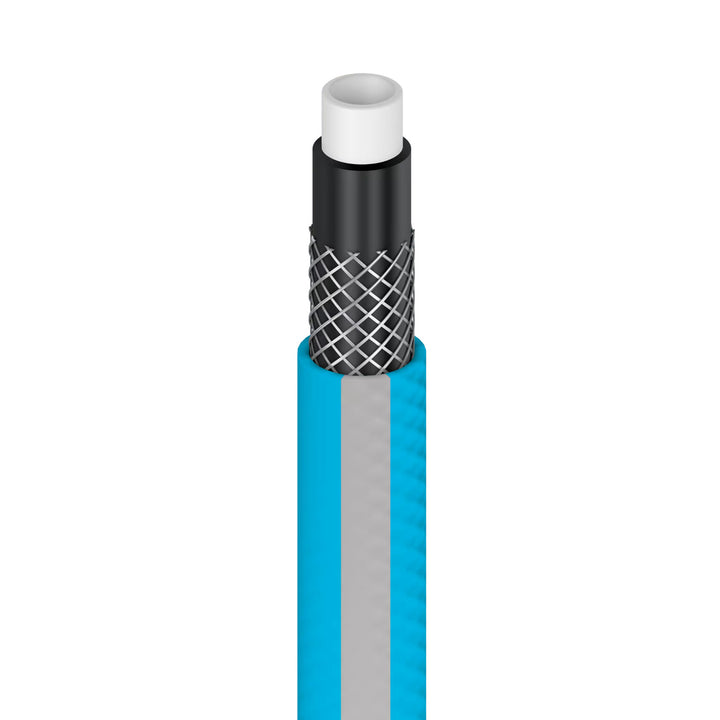 Cărucior pentru furtun Cellfast Aluplus 1/2" 60 m + Furtun de grădină Cellfast IDEAL 1/2" 30 m + Set cu aspersor drept Cellfast Basic 1/2"