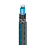 Furtun de grădină Cellfast Hobby ATS2 1/2" 25 m + suport pentru furtun Cellfast gri + set cu aspersor drept Cellfast Basic 1/2"