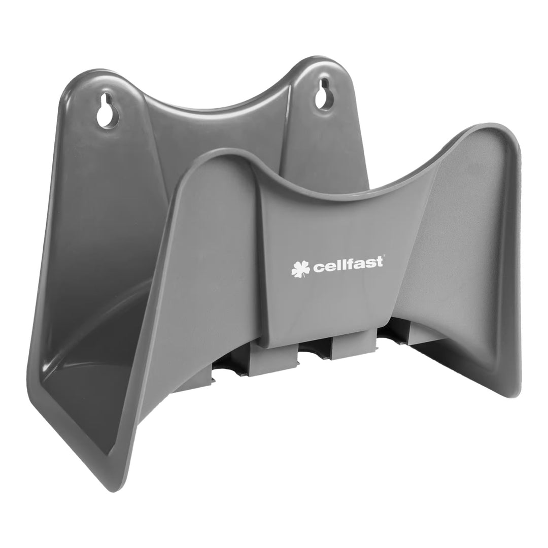 Furtun de grădină Cellfast Quattro 1/2" 15 m + suport pentru furtun Cellfast gri + set cu aspersor drept Cellfast Basic 1/2"