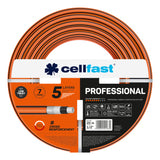 Furtun de grădină Cellfast, PROFESSIONAL 1/2" 20 m + suport pentru furtun Cellfast gri + set cu aspersor drept Cellfast Basic 1/2"