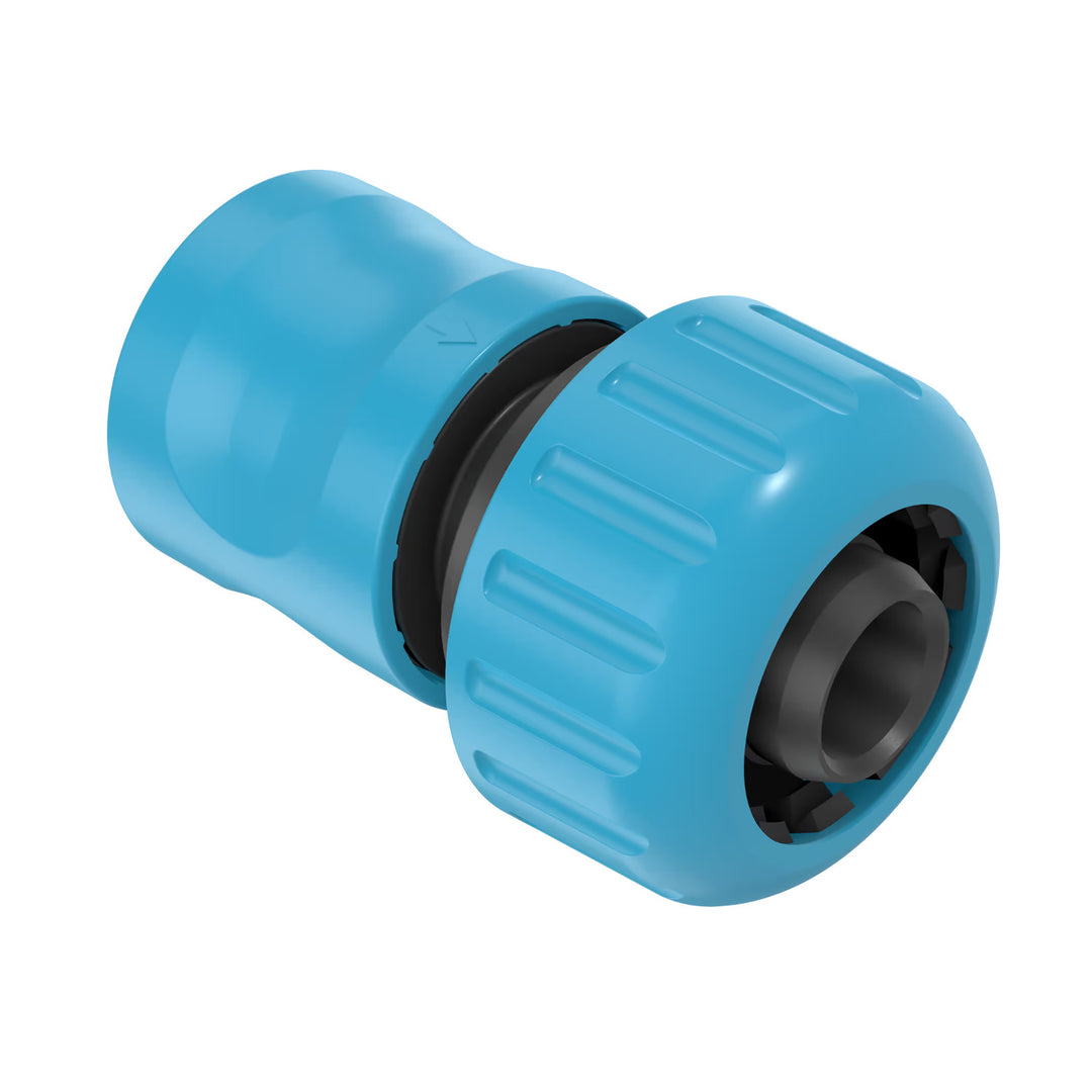Furtun de grădină Cellfast Economic 3/4" 20 m + aspersor drept + racord cu filet interior de 3/4" + racord rapid de trecere și de oprire de 3/4"