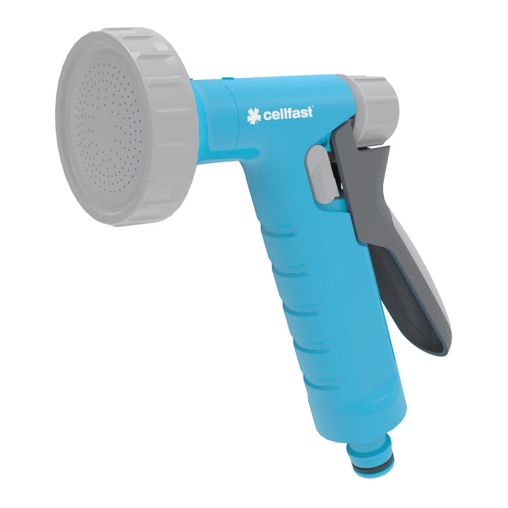 Furtun de grădină Cellfast Economic 3/4" 20 m + pulverizator tip pistol + racord cu filet interior 3/4" + racord rapid de trecere și oprire 3/4"