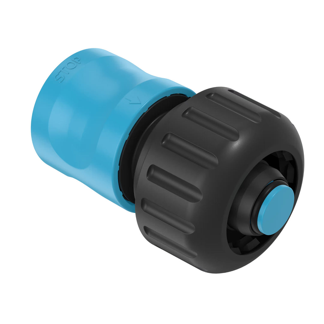 Furtun de grădină Cellfast Economic 3/4" 20 m + pulverizator tip pistol + racord cu filet interior 3/4" + racord rapid de trecere și oprire 3/4"