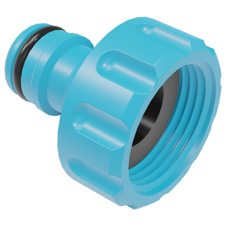 Furtun de grădină Cellfast Economic 1/2" 30 m + suport, racord cu filet interior de 3/4", racord rapid de trecere și racord de oprire de 1/2" + aspersor drept Cellfast Economic
