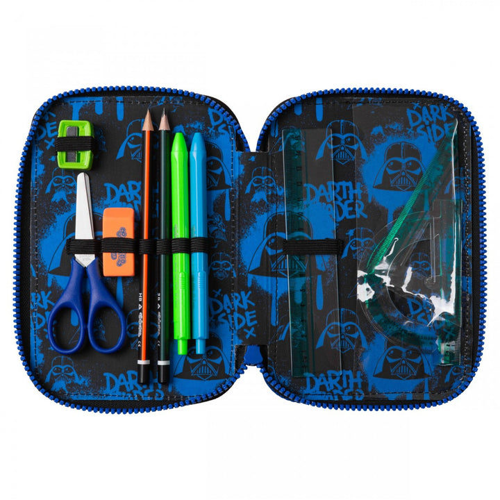 Set școlar Star Wars Coolpack, rucsac Jerry cu 3 compartimente (15") cu spate conturat și bretele reglabile, precum și penar Jumper 3 cu accesorii