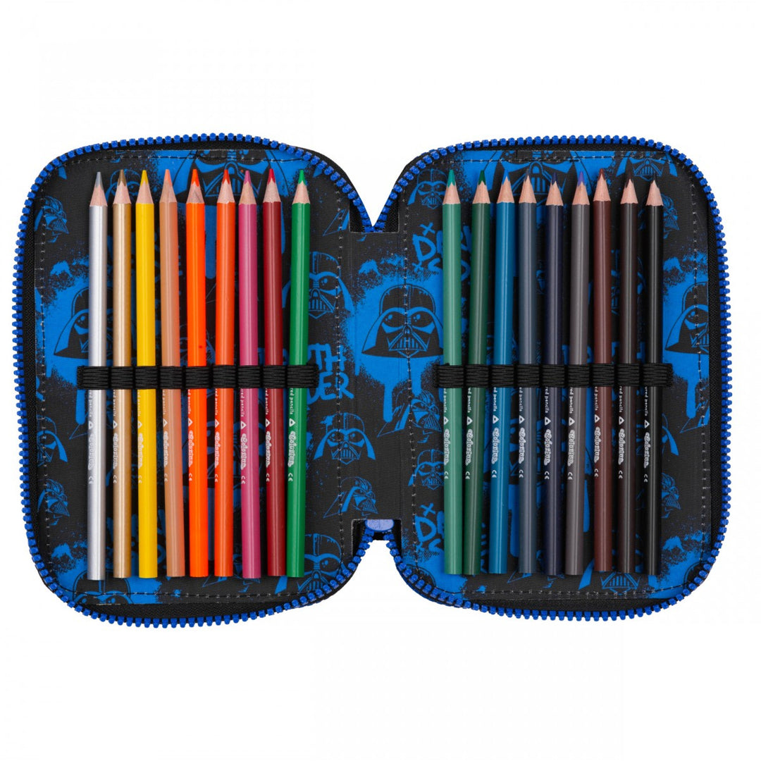 Set școlar Star Wars Coolpack, rucsac Jerry cu 3 compartimente (15") cu spate conturat și bretele reglabile, precum și penar Jumper 3 cu accesorii