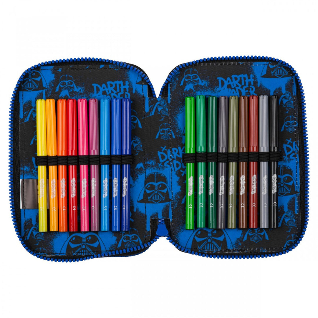 Set școlar Star Wars Coolpack, rucsac Jerry cu 3 compartimente (15") cu spate conturat și bretele reglabile, precum și penar Jumper 3 cu accesorii
