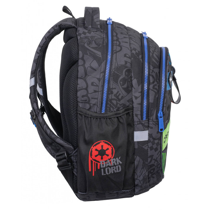 Set școlar Star Wars Coolpack, rucsac Jerry cu 3 compartimente (15") cu spate conturat și bretele reglabile, precum și penar Jumper 3 cu accesorii
