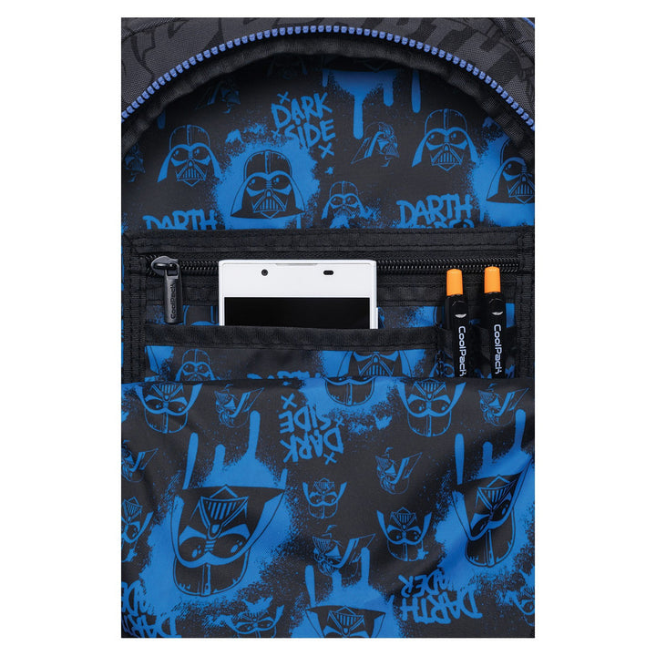 Set școlar Star Wars Coolpack, rucsac Jerry cu 3 compartimente (15") cu spate conturat și bretele reglabile, precum și penar Jumper 3 cu accesorii