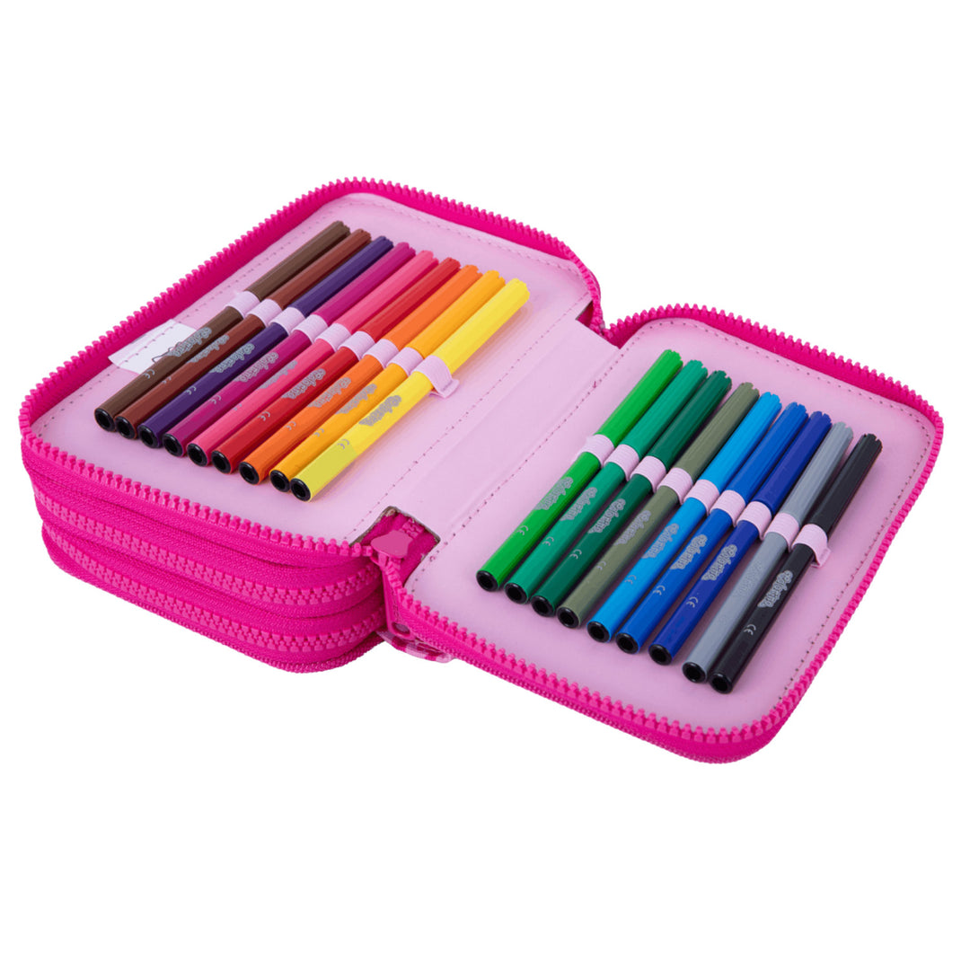 Set școlar Hello Kitty Coolpack, rucsac Jerry cu 3 compartimente (15"), penar Jumper 3 cu accesorii și sac sport pentru pantofi