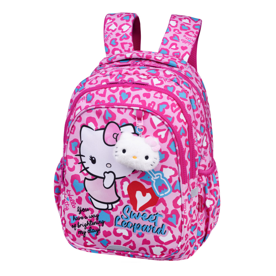 Set școlar Hello Kitty Coolpack, rucsac Jerry cu 3 compartimente (15"), penar Jumper 3 cu accesorii și sac sport pentru pantofi