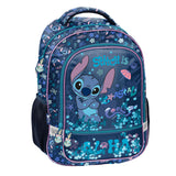 Set școlar Stitch Paso, rucsac cu două compartimente, elemente reflectorizante și spate rigidizat, penar fără conținut, dar cu buzunare pentru rechizite, sac pentru pantofi care poate fi purtat pe spate, DS26XX