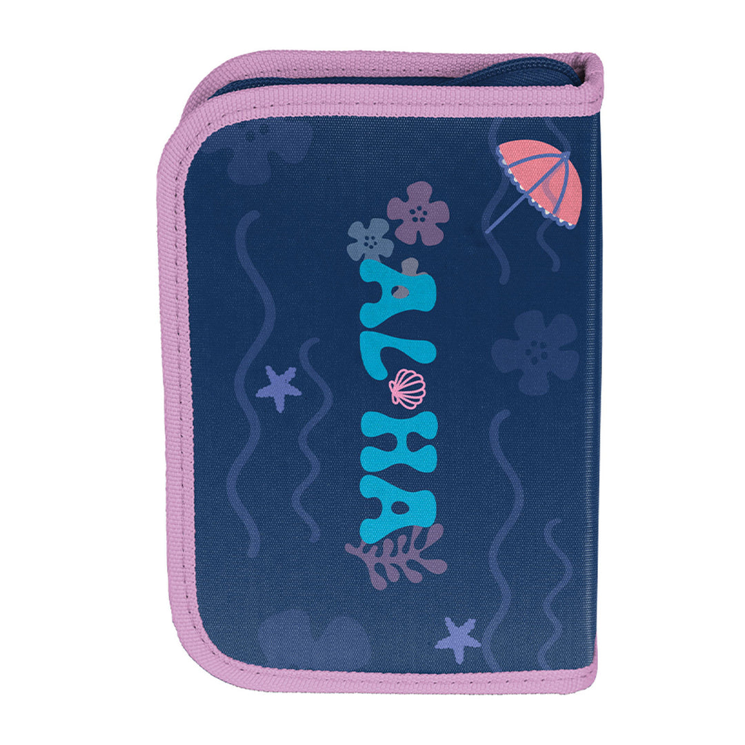Set școlar Stitch Paso, rucsac cu două compartimente, elemente reflectorizante și spate rigidizat, penar fără conținut, dar cu buzunare pentru rechizite, sac pentru pantofi care poate fi purtat pe spate, DS26XX