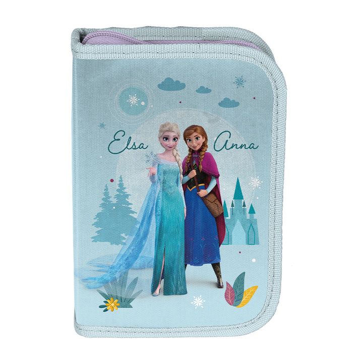Set școlar Frozen Paso, rucsac cu două compartimente, bretele reglabile și spate rigidizat, penar cu accesorii și suporturi pentru instrumente, sac pentru pantofi care poate fi purtat pe spate, DF26AA