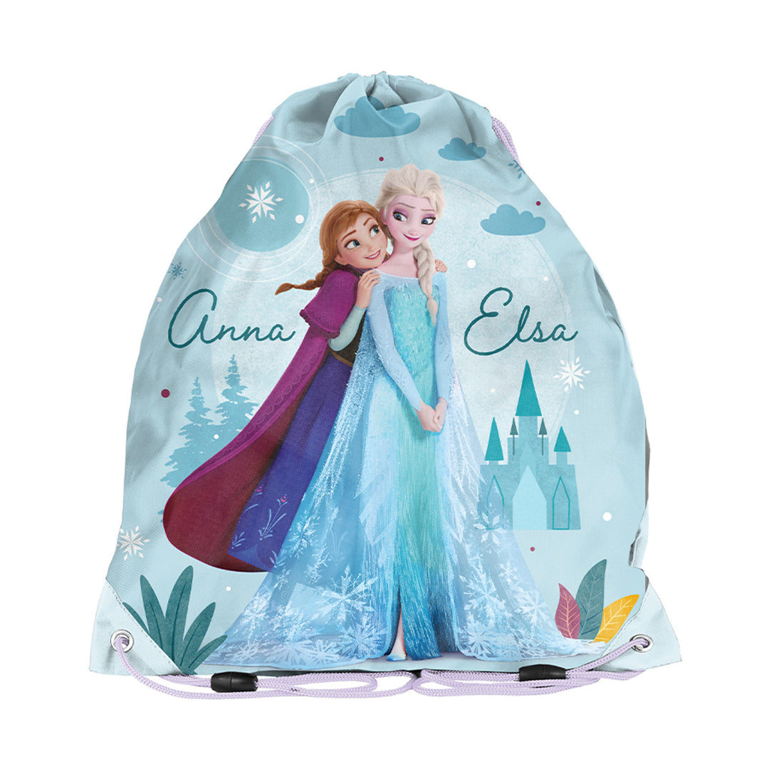 Set școlar Frozen Paso, rucsac cu două compartimente, bretele reglabile și spate rigidizat, penar cu accesorii și suporturi pentru instrumente, sac pentru pantofi care poate fi purtat pe spate, DF26AA