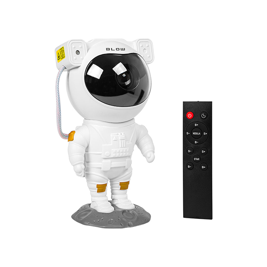 Lampa de noptieră cu proiector de stele Blow SkyShow, mod nebuloasă și stele, 5 niveluri de luminozitate, 8 culori de lumină, comandă prin telecomandă, 79-720#