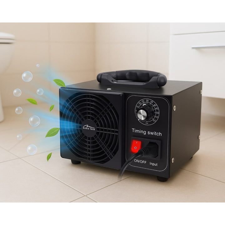 Ozonizator profesional pentru dezinfectarea și purificarea aerului, Mediatech, Debit de ozon: 60000 mg/h, TIMER, Putere: 140 W, carcasă metalică