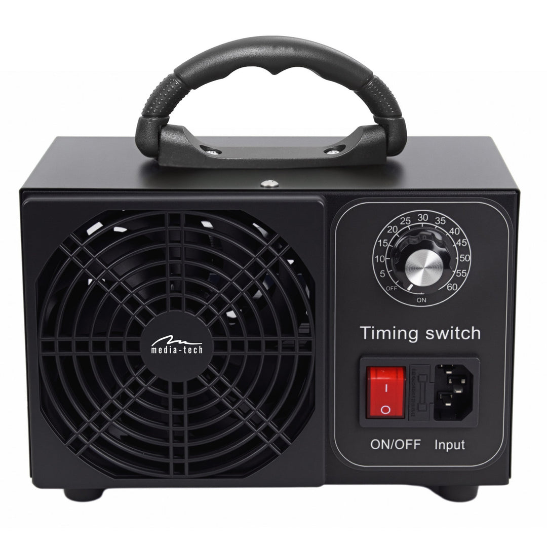 Ozonizator profesional pentru dezinfectarea și purificarea aerului, Mediatech, Debit de ozon: 60000 mg/h, TIMER, Putere: 140 W, carcasă metalică