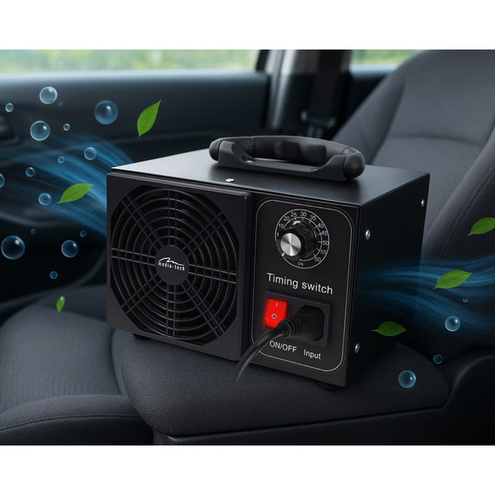Ozonizator profesional pentru dezinfectarea și purificarea aerului, Mediatech, Debit de ozon: 60000 mg/h, TIMER, Putere: 140 W, carcasă metalică